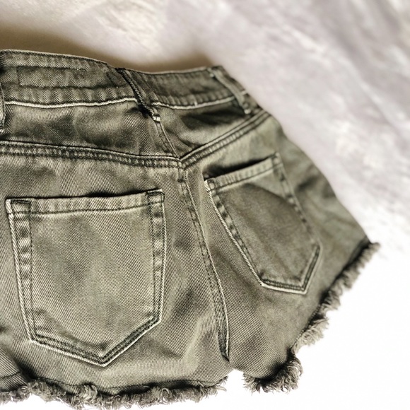 Bullhead Denim Green High Rise - Picture 3 of 3